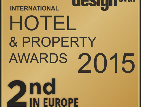 Awarded 2nd in Europe for European and Hotel Suites – International Hotel & Property Awards 2015