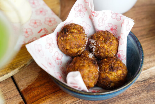 LAKE DISTRICT OUTDOOR DINING - BAHA UMAMI STUFFING BALLS