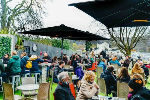 Lake View Garden Bar - Outdoor dining in the Lake District - Terrace area